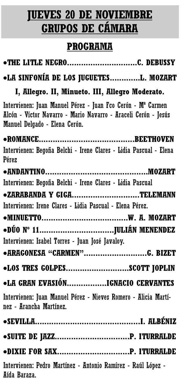 La Agrupacin Musical Municipal realiza varios conciertos en honor a Santa Cecilia, Foto 2