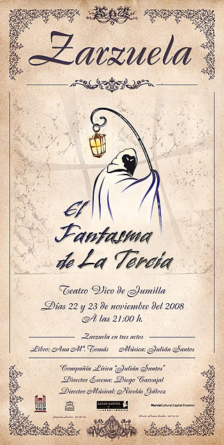 Este fin de semana se estrena la zarzuela El Fantasma de la Tercia con música de Julián Santos y letra de Ana María Tomás - 1, Foto 1