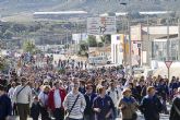 Los mazarroneros celebran con estusiasmo la subida de la Virgen