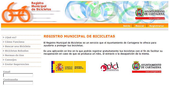 El Ayuntamiento pone en marcha un registro de bicicletas on-line - 1, Foto 1