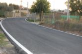 Finalizan las obras de refuerzo del camino de “Las Carrascas” de Lorqu