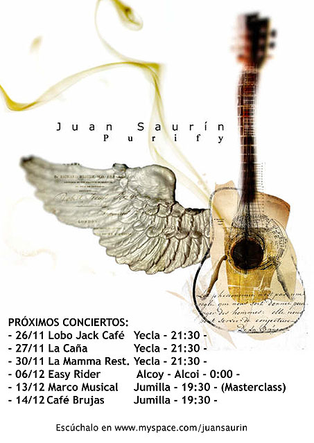 Próximos conciertos de Juan Saurín - 1, Foto 1