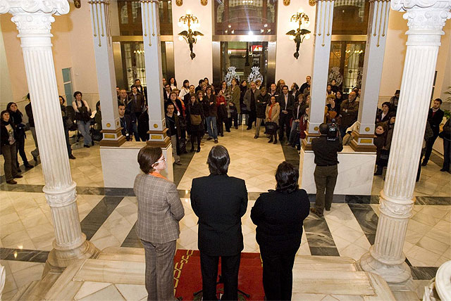 Los participantes en el V Congreso de Musealización, en el Palacio Consistorial - 2, Foto 2