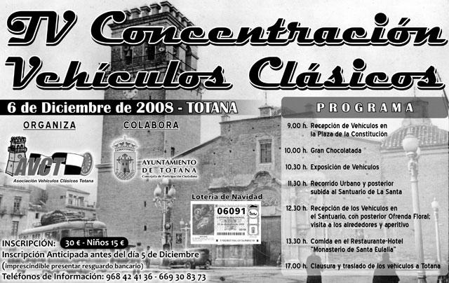 Totana acogerá la IV Concentración de Vehículos Clásicos Ciudad de Totana, Foto 1