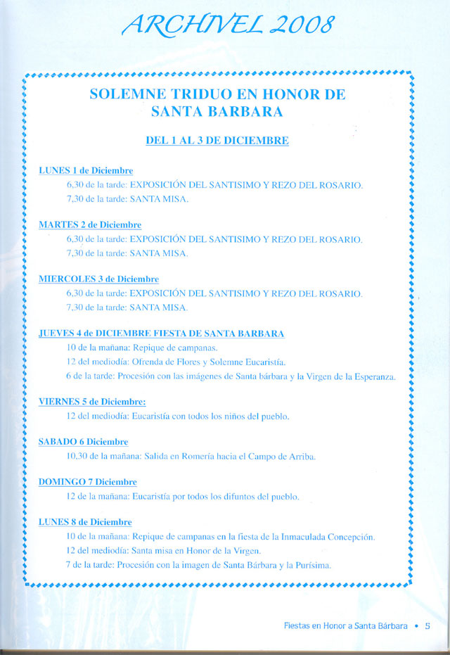 Programa de fiestas de Archivel 2008 - 3, Foto 3