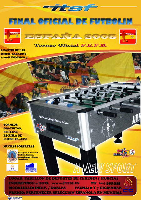 Cehegín acogerá la final del Campeonato de España de Futbolín - 2, Foto 2