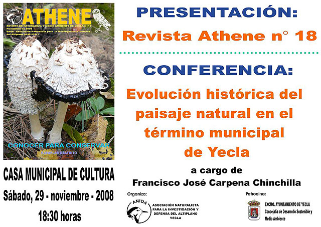 Presentación de la revista ATHENE número 18 y Conferencia - 1, Foto 1