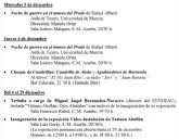 Actividades culturales de la Universidad de Murcia en la semana del 1 al 7 de diciembre