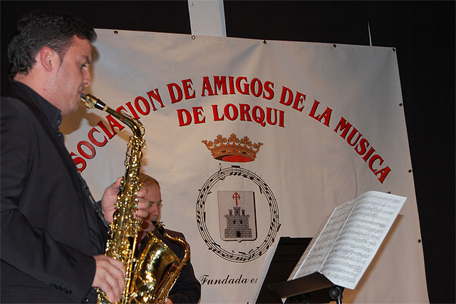 Un concierto gratuito de saxofones a cargo del grupo local “Aira” tuvo lugar en Lorquí - 1, Foto 1