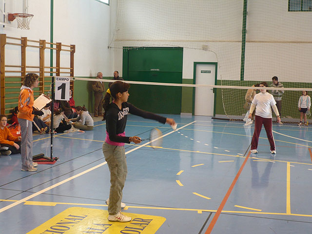 Un total de 84 escolares participan en el torneo escolar de bdminton, enmarcado en el programa “Haz deporte, haz salud” - 1