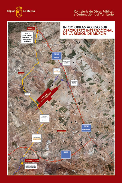 Obras Públicas invertirá más de 7 millones de euros en el acondicionamiento del acceso sur del Aeropuerto Internacional - 2, Foto 2