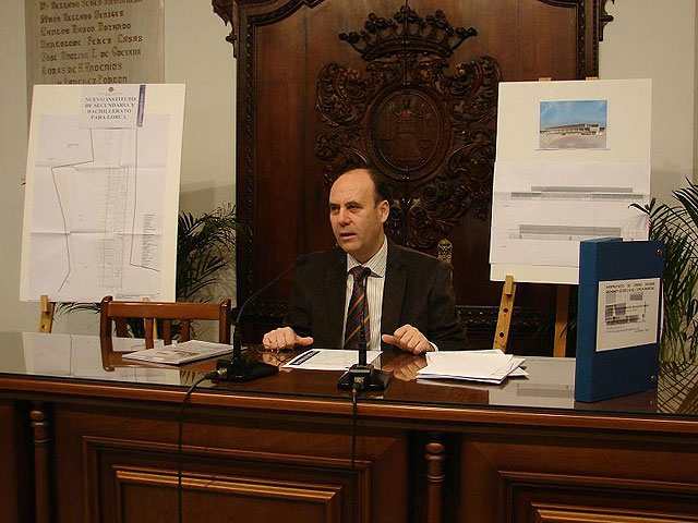 El nuevo instituto de Lorca, que costará 5,5 millones euros, acogerá 690 alumnos de ESO y Bachillerato - 1, Foto 1