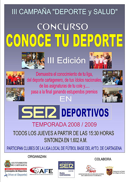 Comienza una nueva edición del concurso Conoce tu Deporte - 1, Foto 1