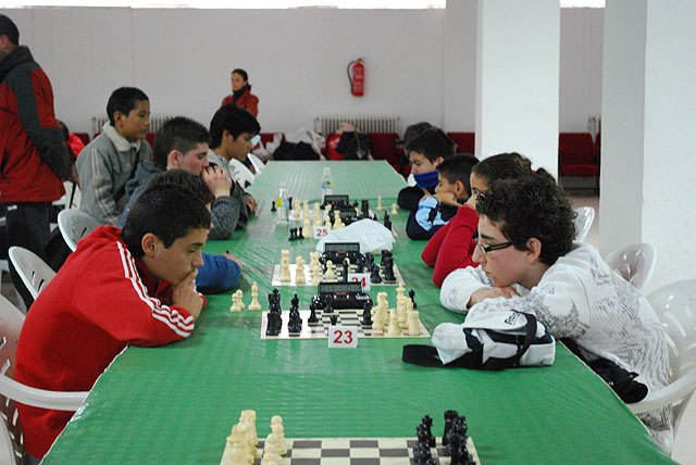 Abarán acogió la 1ª fase campeonato de ajedrez regional escolar categoría open - 2, Foto 2
