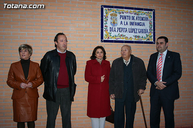 Inauguran el punto de atención a la infancia “Pepita López Gandía” ubicado en el barrio El Parral junto al “IES Juan de la Cierva” - 1, Foto 1