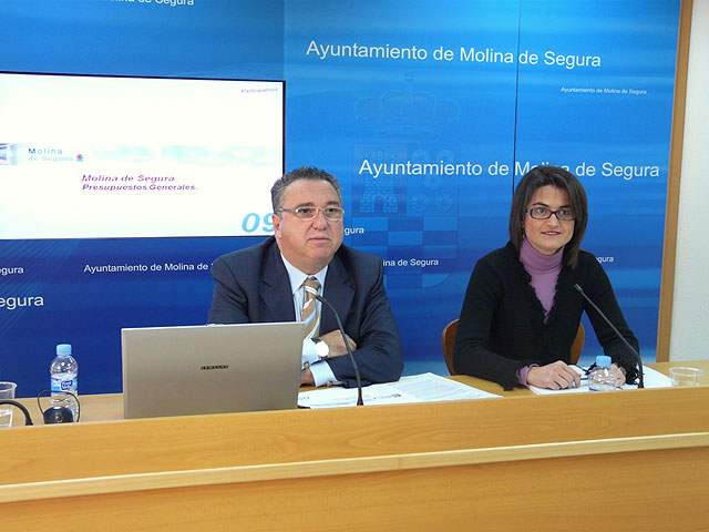 El presupuesto del Ayuntamiento de Molina de Segura para el año 2009 alcanzará los 88.148.700 euros, con un aumento del 5’85 % respecto a este año - 1, Foto 1