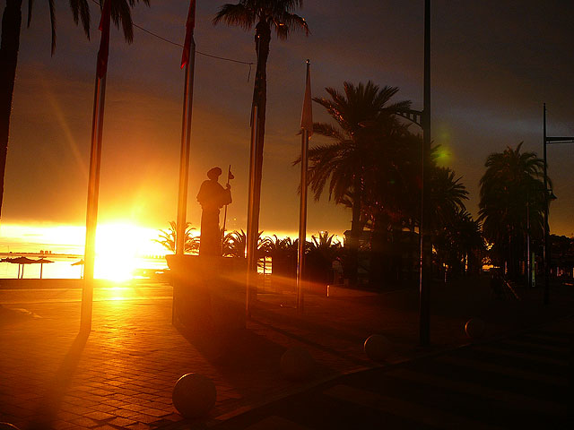 Espectacular amanecer de esta mañana en Santiago de la Ribera - 2, Foto 2