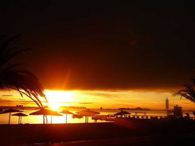 Espectacular amanecer de esta mañana en Santiago de la Ribera - 4, Foto 4