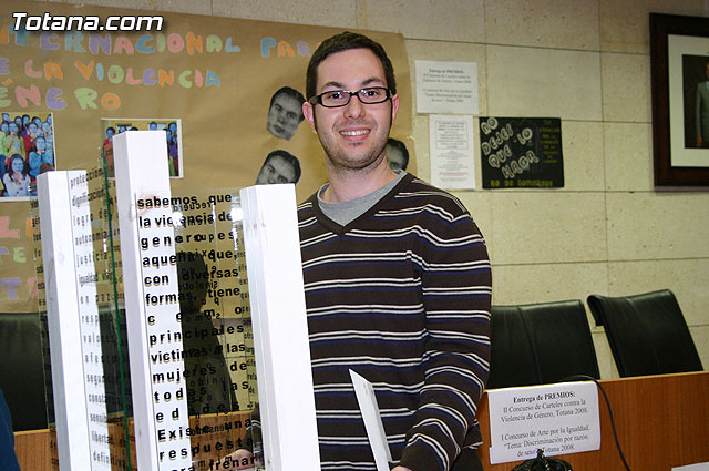 Entregan los premios del concurso de Arte por la Igualdad Totana 2008 y el de carteles contra la violencia de gnero - 15