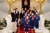 La alcaldesa recibe a los cartageneros participantes en los Campeonatos Nacionales de Taekwondo