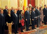 Valcrcel asiste a los actos conmemorativos del XXX Aniversario de la Constitucin Española celebrado en el Congreso de los Diputados