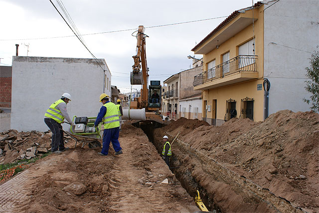 Continúan las obras de colectores pluviales en Puerto Lumbreras - 1, Foto 1