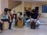 Finaliza en Lorqu un taller juvenil de percusin