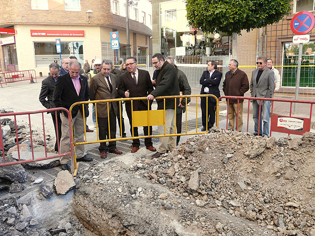 Las calles Padre Jesuita Hernández Pérez y Estación de Molina de Segura dispondrán de un nuevo colector general que mejorará el saneamiento de la zona centro - 1, Foto 1