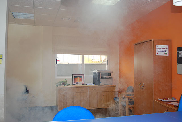 Se realiza un simulacro de incendio en el Centro de Estancias Diurnas - 3, Foto 3