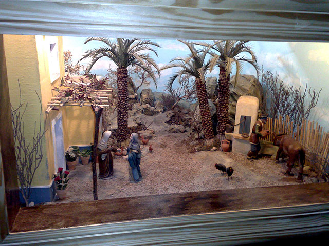 Murcia que se fue recupera 15 dioramas que representan un belén  con lugares emblemáticos de la ciudad y la huerta - 2, Foto 2