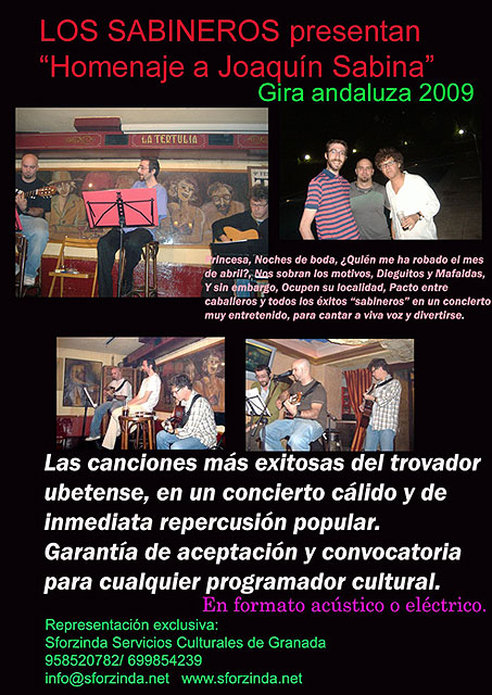 Concierto-homenaje a Joaquín Sabina, en la Casa de la Cultura - 1, Foto 1