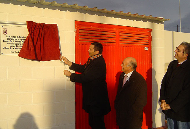 Inauguración del campo de fútbol de césped artificial de Cieza - 1, Foto 1