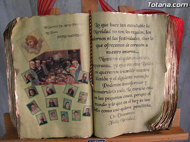 Los usuarios del Servicio de Apoyo Psicosocial realizan un innovador, creativo y original Beln de Navidad con materiales reciclados - 15