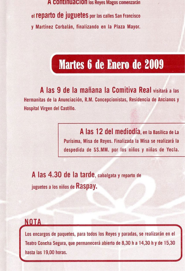 Programa de Fiestas de Reyes 2009 - 3, Foto 3