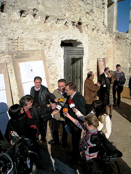 El director general de Vivienda visita el inicio de las obras del Mirador del Castillo de Molina de Segura - 2, Foto 2