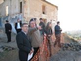 El director general de Vivienda visita el inicio de las obras del Mirador del Castillo de Molina de Segura