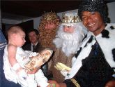 Visita de los Reyes Magos al Hospital Rafael Mndez