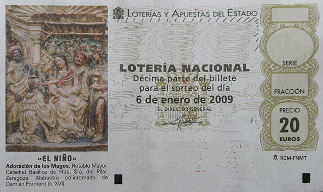 Sorteo de El Niño. Lotería Nacional - 1, Foto 1