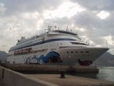 El Aida Cara inaugura la temporada turística de cruceros en Cartagena