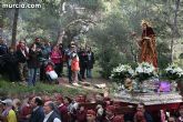 La patrona de Totana, Santa Eulalia de Mérida, vuelve a su santuario