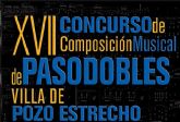 El XVII Concurso de Composición Musical de Pasodobles Villa de Pozo Estrecho se acerca a su fase final