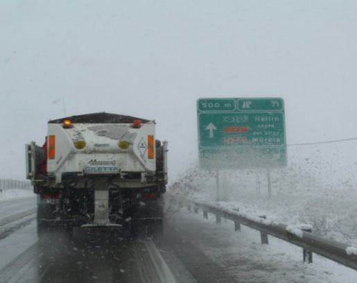La Red de Carreteras del Estado apenas sufrió incidencias durante las recientes nevadas - 2, Foto 2
