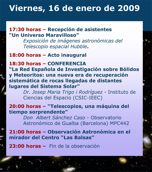 Molina de Segura conmemora el Año Internacional de la Astronomía 2009 con un interesante programa de actividades - 3, Foto 3