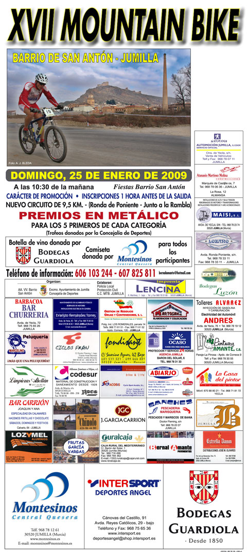 Presentada la Mountain Bike Barrio de San Antón que este año organiza la concejalía y la asociación de vecinos - 2, Foto 2