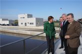 Valcrcel inaugur hoy la nueva planta de La Aljorra, que tiene una capacidad de depuracin de 6.500 metros cbicos de agua al da y en la que se han invertido casi diez millones de euros