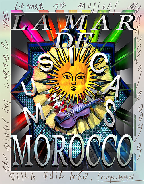 El ilustrador y pintor Ceesepe, figura destacada de la Movida Madrileña, autor del cartel de La Mar de Músicas, Especial Marruecos - 1, Foto 1