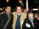 Juventudes Socialistas de Totana estuvo presente en la Manifestacin en solidaridad con el pueblo palestino