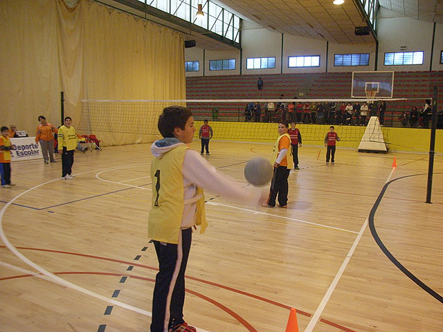 Alumnos de todos los centros de Primaria de Totana participaron en una jornada de minivoley alevín, Foto 2