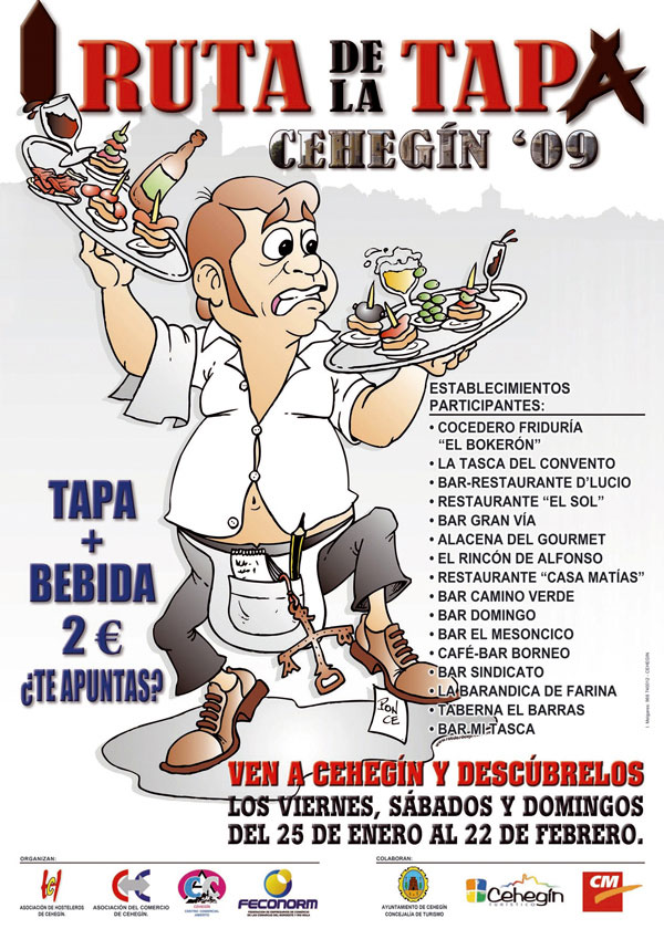 Los bares y restaurantes de Cehegín presentan la I Ruta de la Tapa - 2, Foto 2