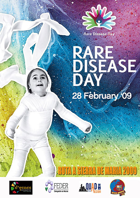 Presented the poster for the route to the Sierra de Mara (Almera), which this year commemorates the First World Day for Rare Diseases on February 28, 2009, Foto 3